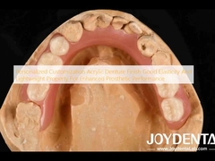 Persönliche Anpassung Akryl-Zahnprothese Finish gute Elastizität und Leichtgewicht Eigenschaft für verbesserte Prothese Leistung